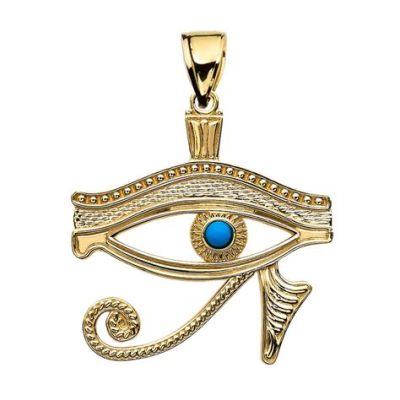  The Flight of Horus – A Symphony of Turquoise and Gold