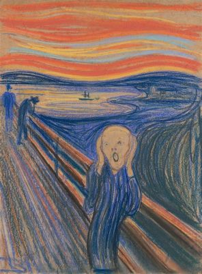  The Scream -  A Vivid Expressionistic Landscape Intertwined With Existential Dread!